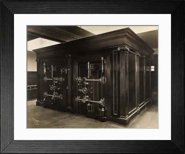 Framed Print : Bank Vault Framed Print : Bank Vault