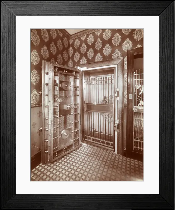 Framed Print : Bank Vault Framed Print : Bank Vault