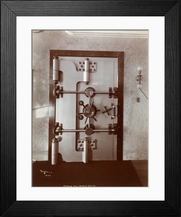 Framed Print : Bank Vault Framed Print : Bank Vault