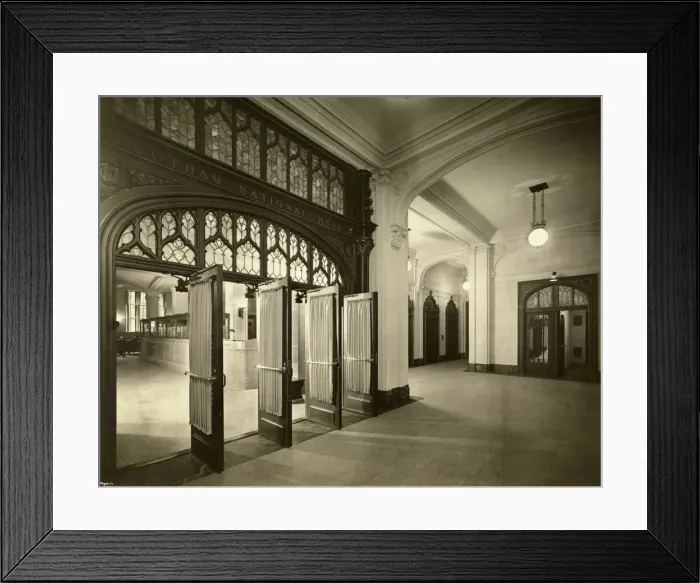 Framed Print : Gotham National Bank, New York Framed Print : Gotham National Bank, New York
