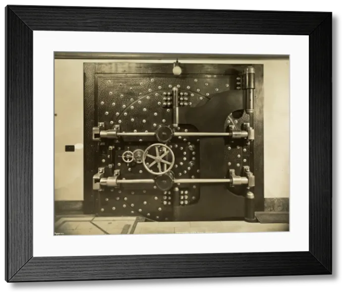 Framed Print : Bank vault Framed Print : Bank vault