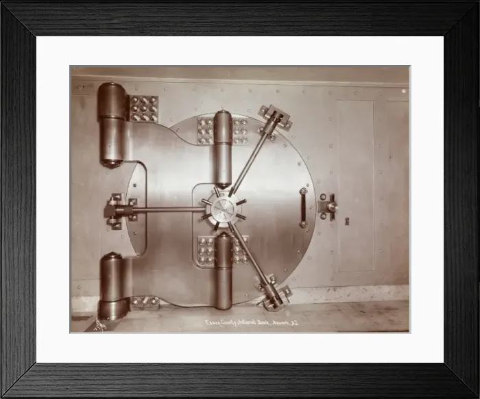 Framed Print : Bank vault Framed Print : Bank vault