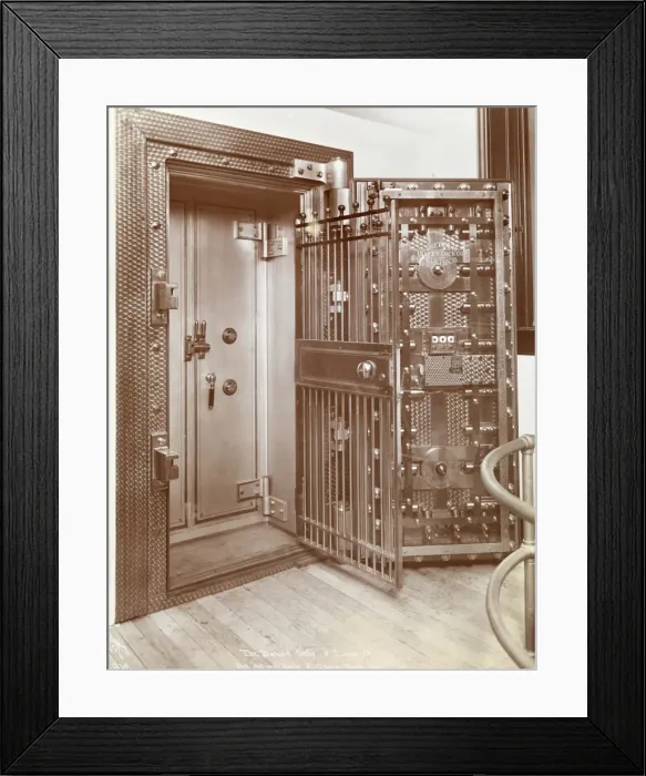 Framed Print : Bank Vault Framed Print : Bank Vault