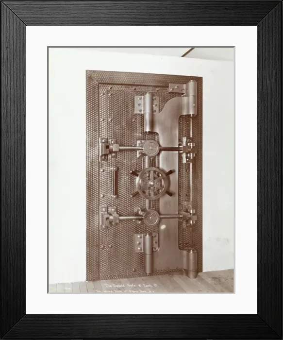 Framed Print : Bank Vault Framed Print : Bank Vault