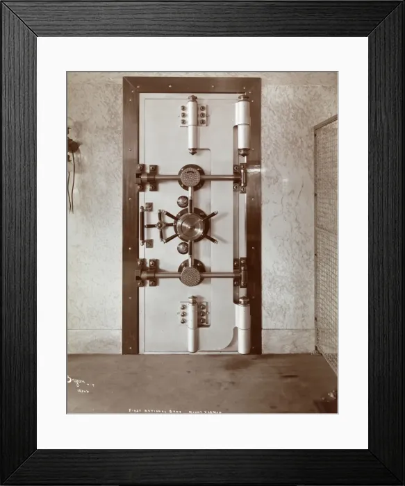 Framed Print : Bank Vault Framed Print : Bank Vault