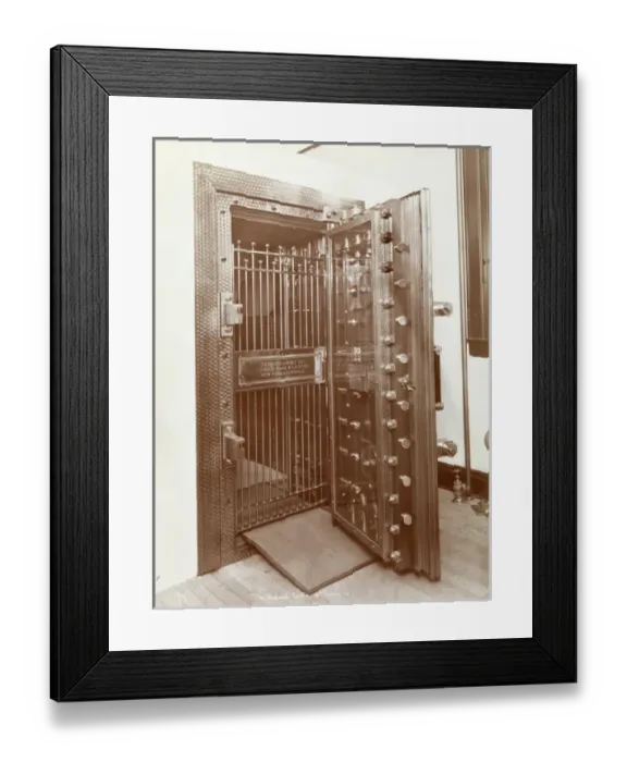 Framed Print : Bank Vault Framed Print : Bank Vault