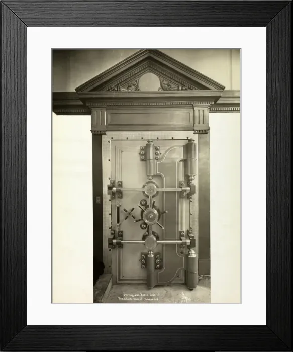 Framed Print : Bank Vault Framed Print : Bank Vault
