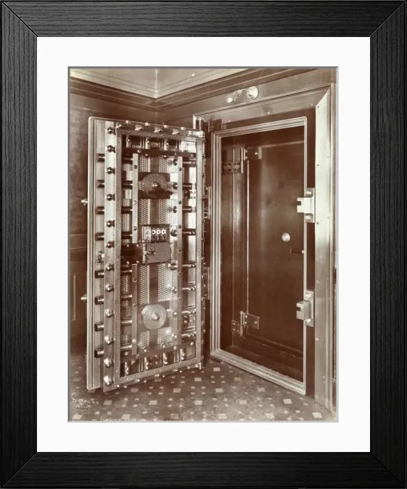 Framed Print : Bank Vault Framed Print : Bank Vault