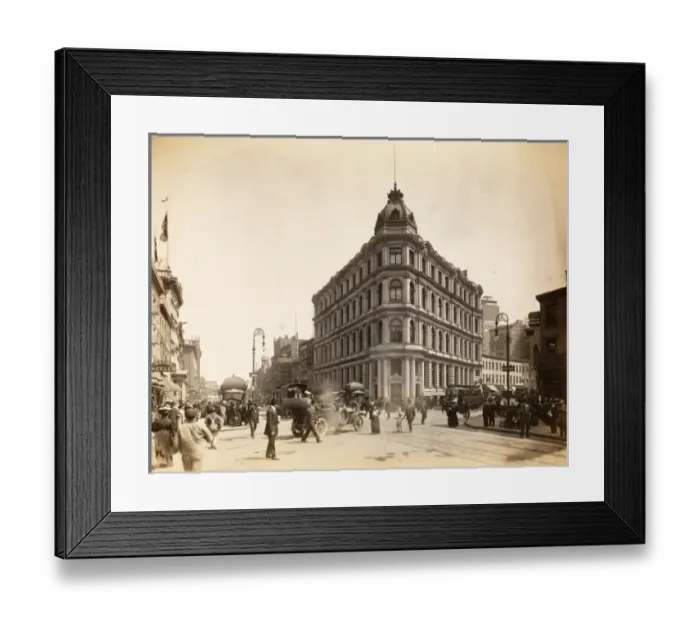Framed Print : German Savings Bank, new York Framed Print : German Savings Bank, new York