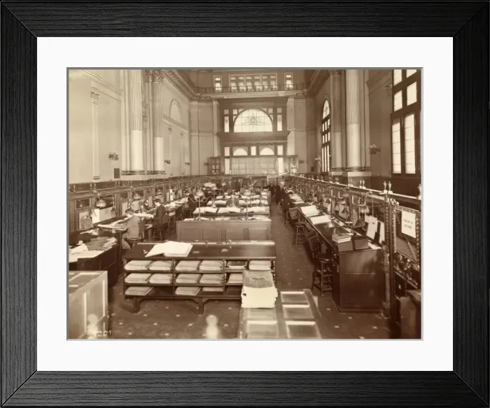 Framed Print : Greenwich Savings, New York Framed Print : Greenwich Savings, New York