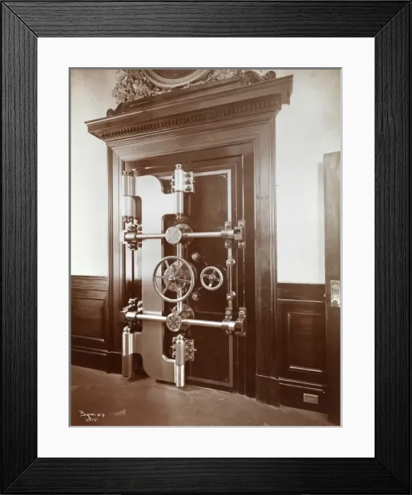 Framed Print : Bank Vault Framed Print : Bank Vault