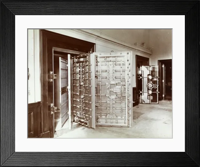 Framed Print : Bank Vault Framed Print : Bank Vault
