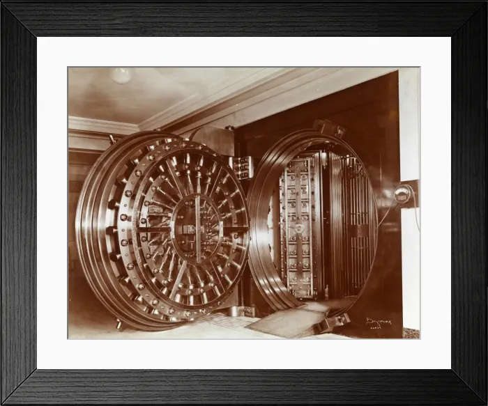 Framed Print : Bank Vault Framed Print : Bank Vault