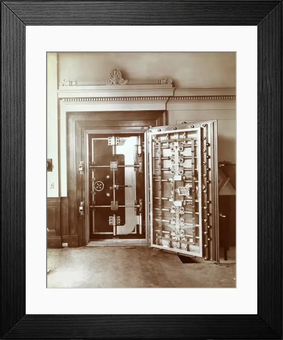 Framed Print : Bank Vault Framed Print : Bank Vault