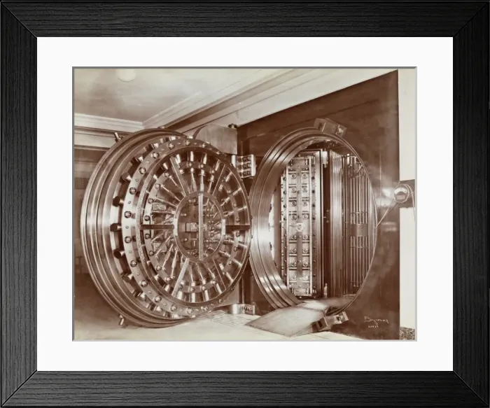 Framed Print : Bank Vault Framed Print : Bank Vault