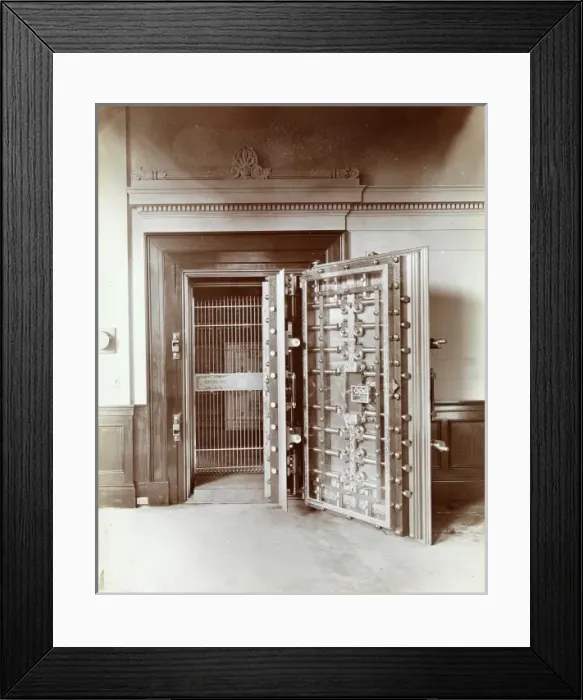 Framed Print : Bank Vault Framed Print : Bank Vault