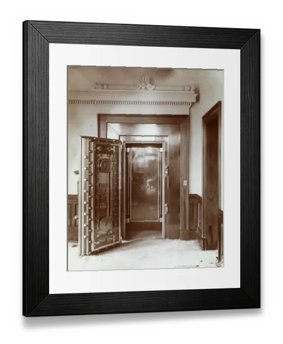 Framed Print : Bank Vault Framed Print : Bank Vault