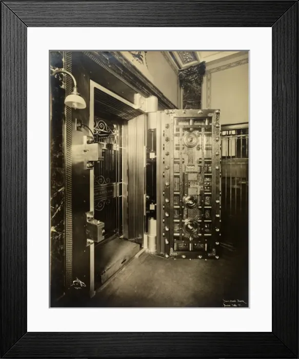 Framed Print : Bank Vault Framed Print : Bank Vault