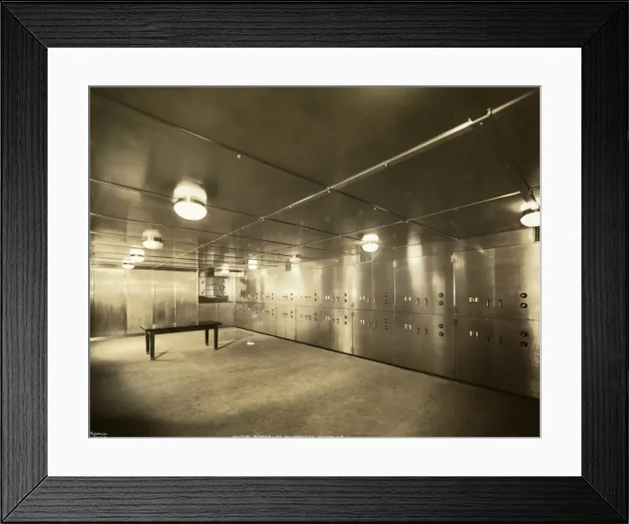 Framed Print : Bank Vault Framed Print : Bank Vault