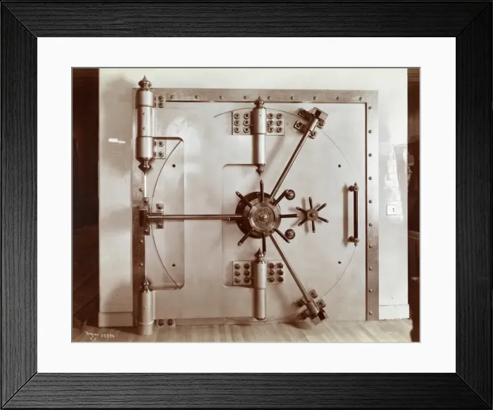 Framed Print : Bank Vault Framed Print : Bank Vault