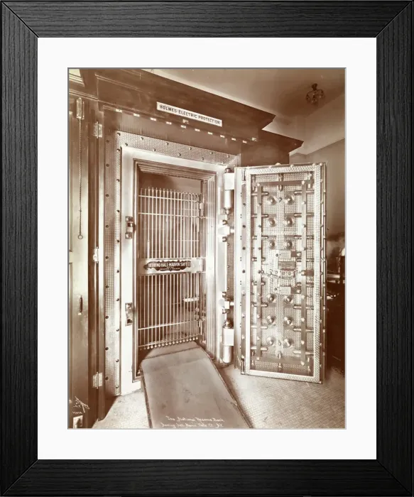 Framed Print : Bank Vault Framed Print : Bank Vault