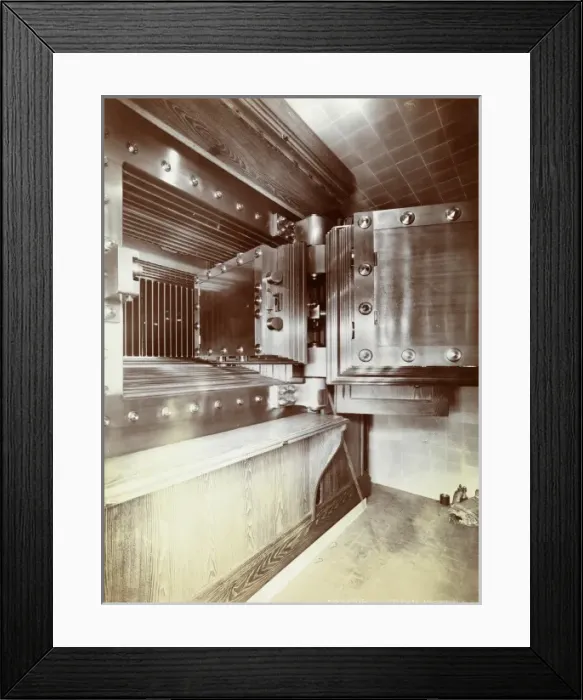 Framed Print : Bank Vault Framed Print : Bank Vault