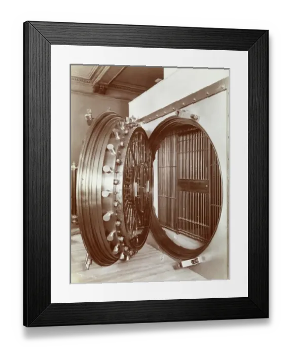 Framed Print : Bank Vault Framed Print : Bank Vault