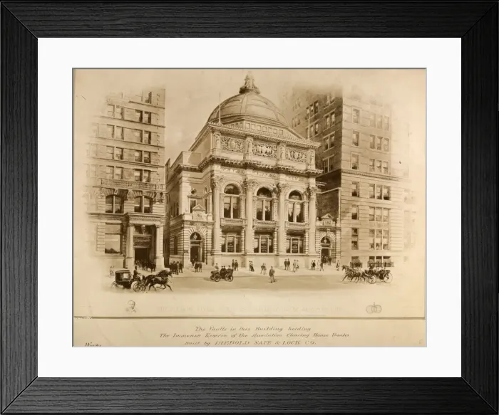 Framed Print : Banks Clearing House Framed Print : Banks Clearing House