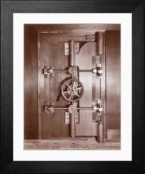 Framed Print : Bank Vault Framed Print : Bank Vault
