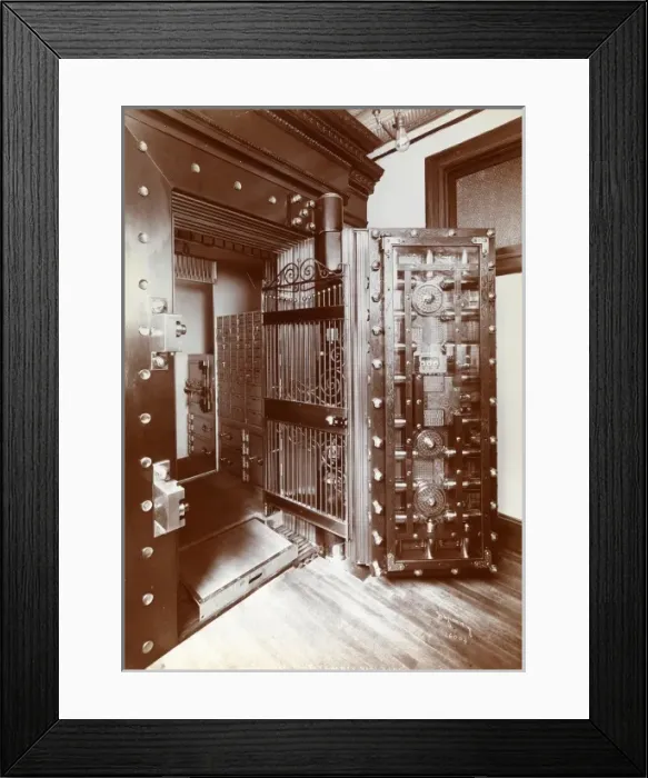Framed Print : Bank Vault Framed Print : Bank Vault