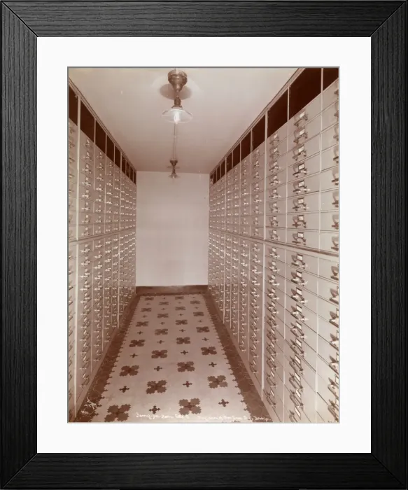 Framed Print : Bank Vault Framed Print : Bank Vault