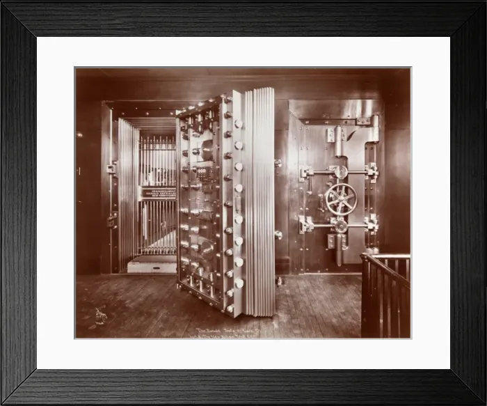 Framed Print : Bank Vault Framed Print : Bank Vault