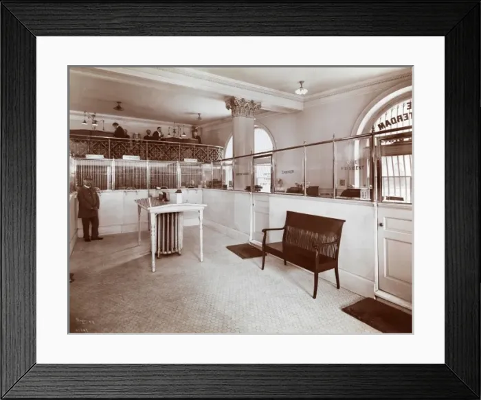 Framed Print : New Amsterdam Bank, New York
