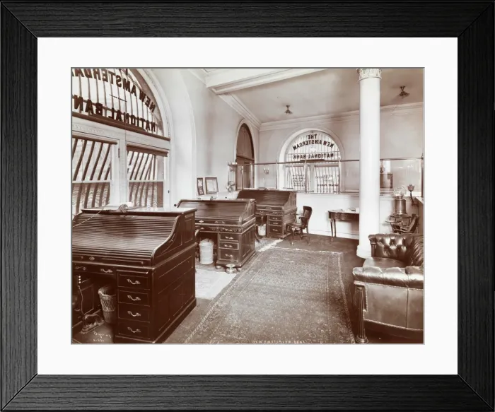 Framed Print : New Amsterdam Bank, New York Framed Print : New Amsterdam Bank, New York