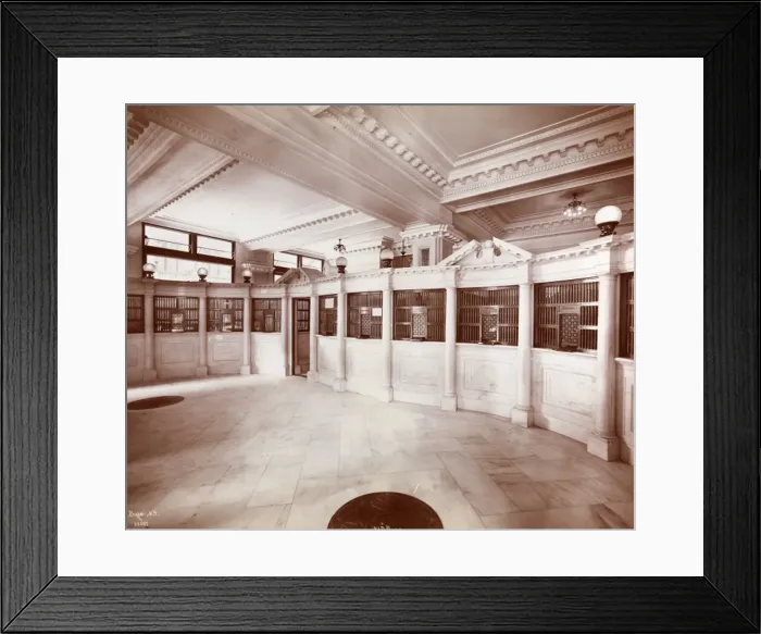 Framed Print : N. & D. Bank, New York Framed Print : N. & D. Bank, New York