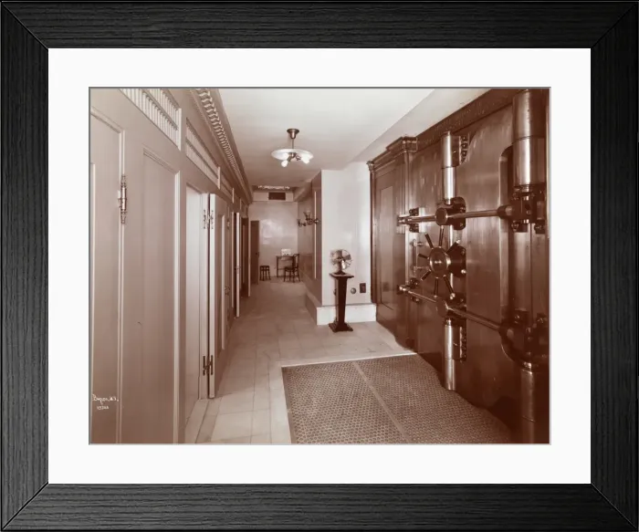 Framed Print : Bank Vault Framed Print : Bank Vault