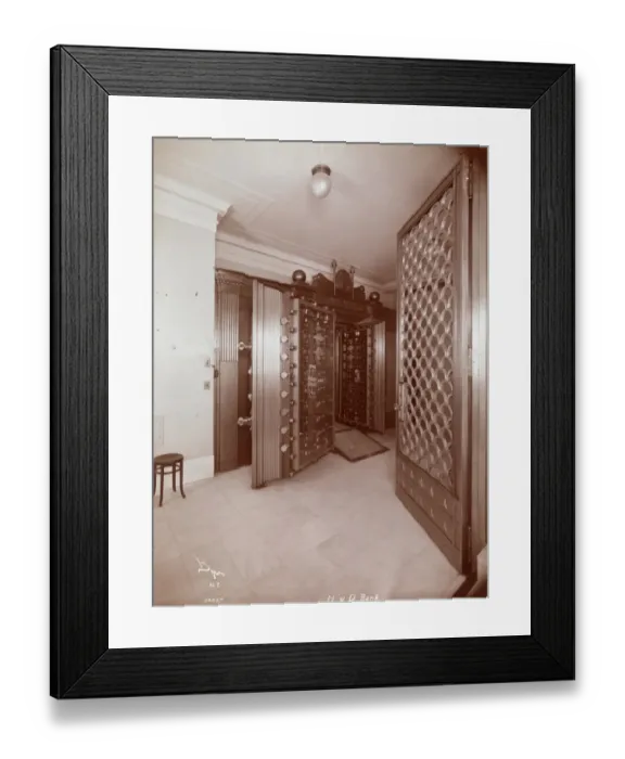 Framed Print : Bank Vault Framed Print : Bank Vault