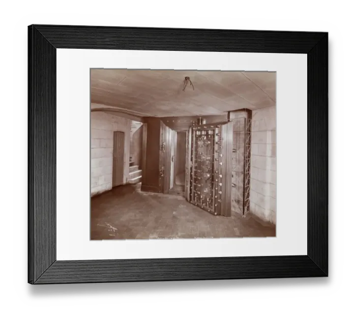 Framed Print : Bank Vault Framed Print : Bank Vault