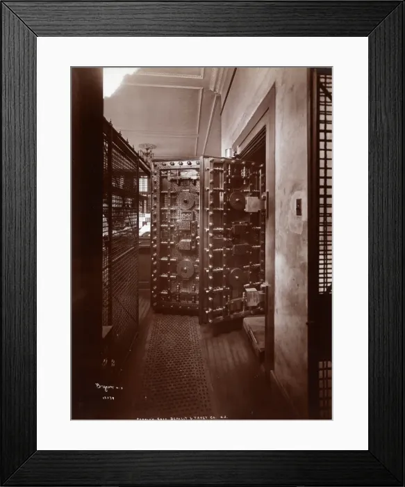 Framed Print : Bank Vault Framed Print : Bank Vault