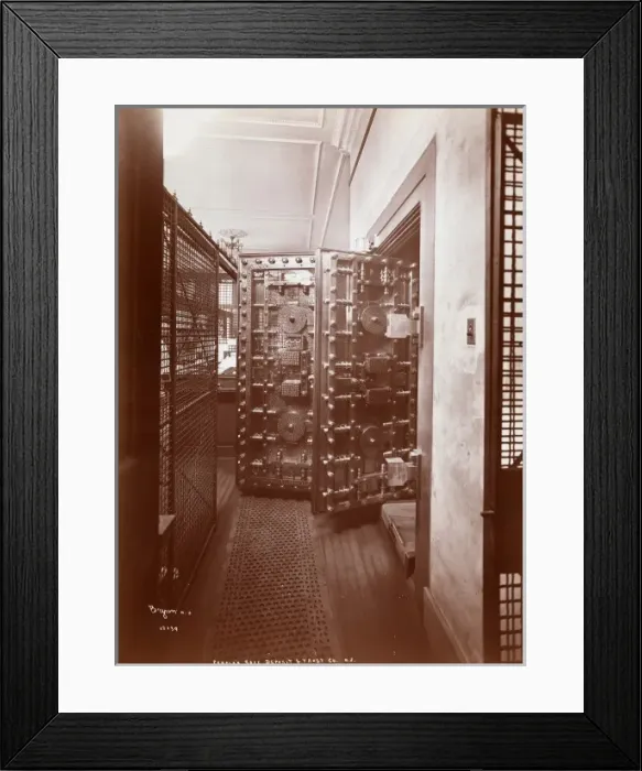 Framed Print : Bank Vault Framed Print : Bank Vault