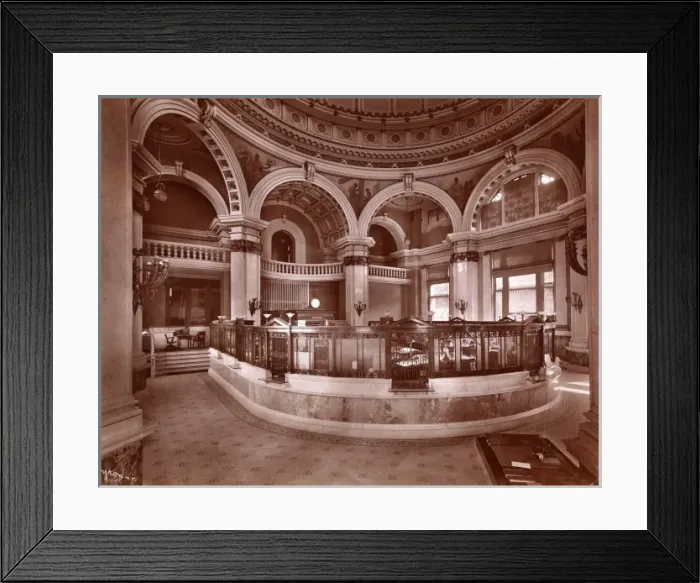 Framed Print : The Savings Bank of Utica, New York Framed Print : The Savings Bank of Utica, New York