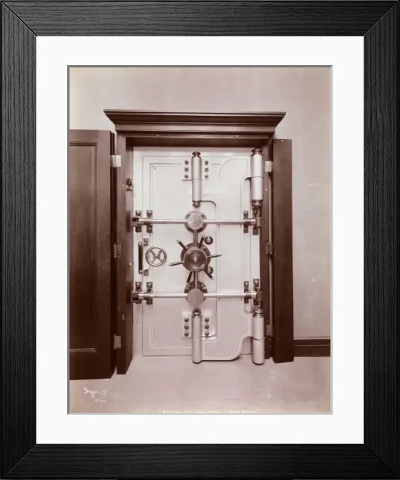 Framed Print : Bank Vault Framed Print : Bank Vault