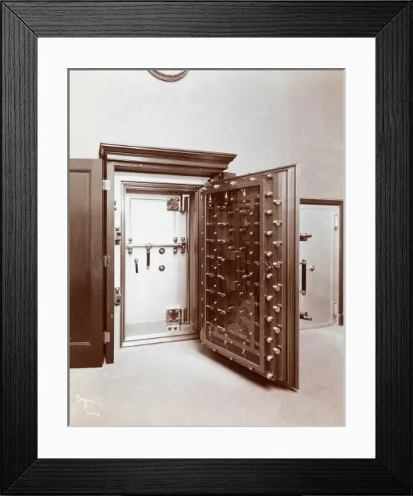 Framed Print : Bank Vault Framed Print : Bank Vault