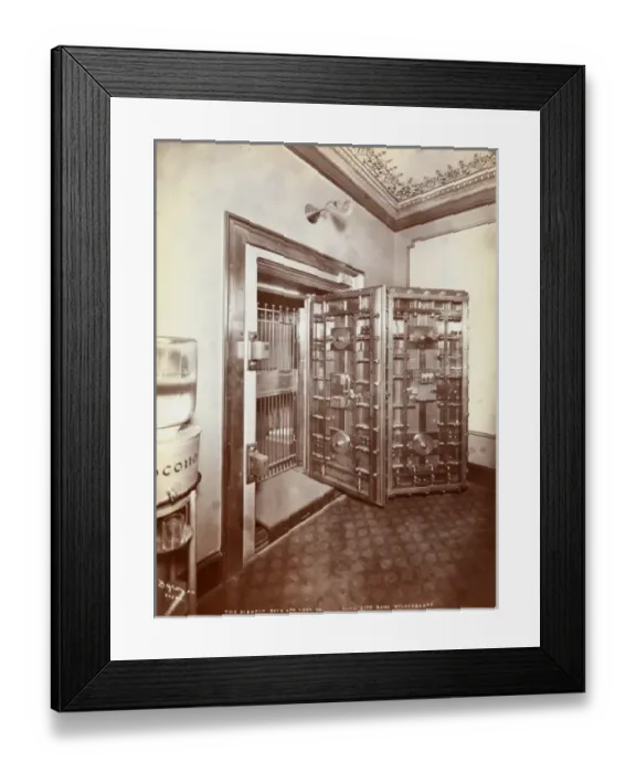 Framed Print : Bank Vault Framed Print : Bank Vault