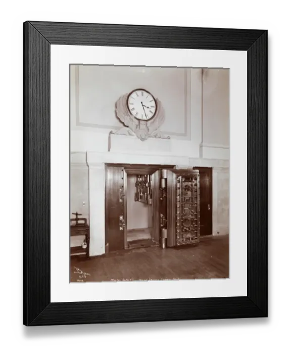 Framed Print : Bank Vault Framed Print : Bank Vault