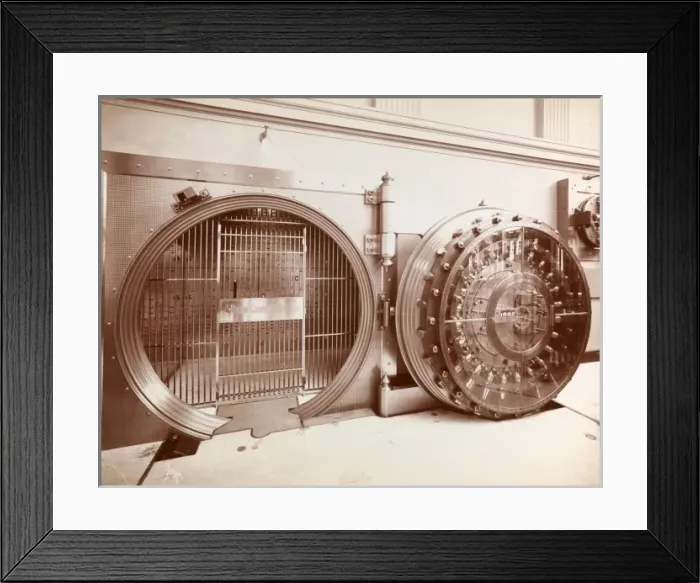 Framed Print : Bank Vault Framed Print : Bank Vault