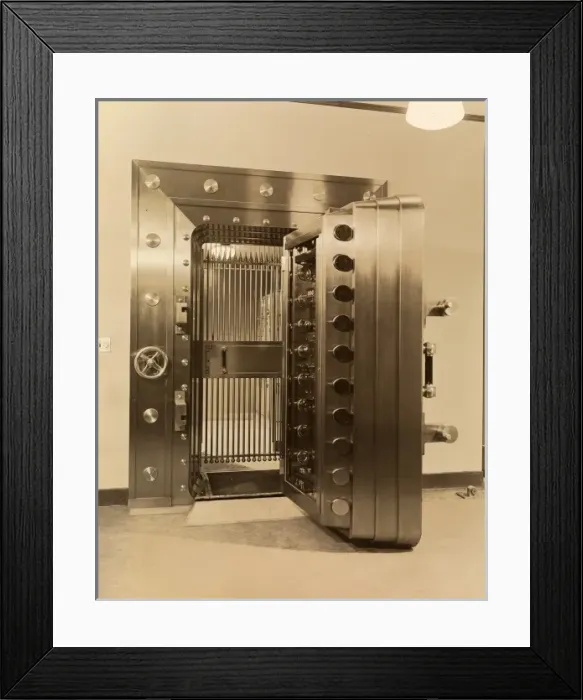 Framed Print : Bank Vault Framed Print : Bank Vault