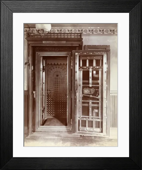 Framed Print : Bank Vault Framed Print : Bank Vault