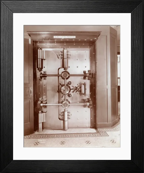 Framed Print : Bank Vault Framed Print : Bank Vault