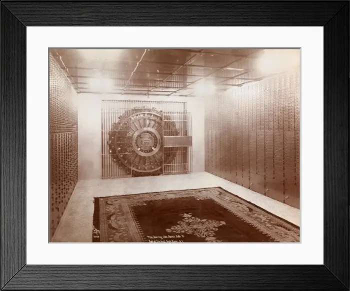 Framed Print : Bank Vault Framed Print : Bank Vault